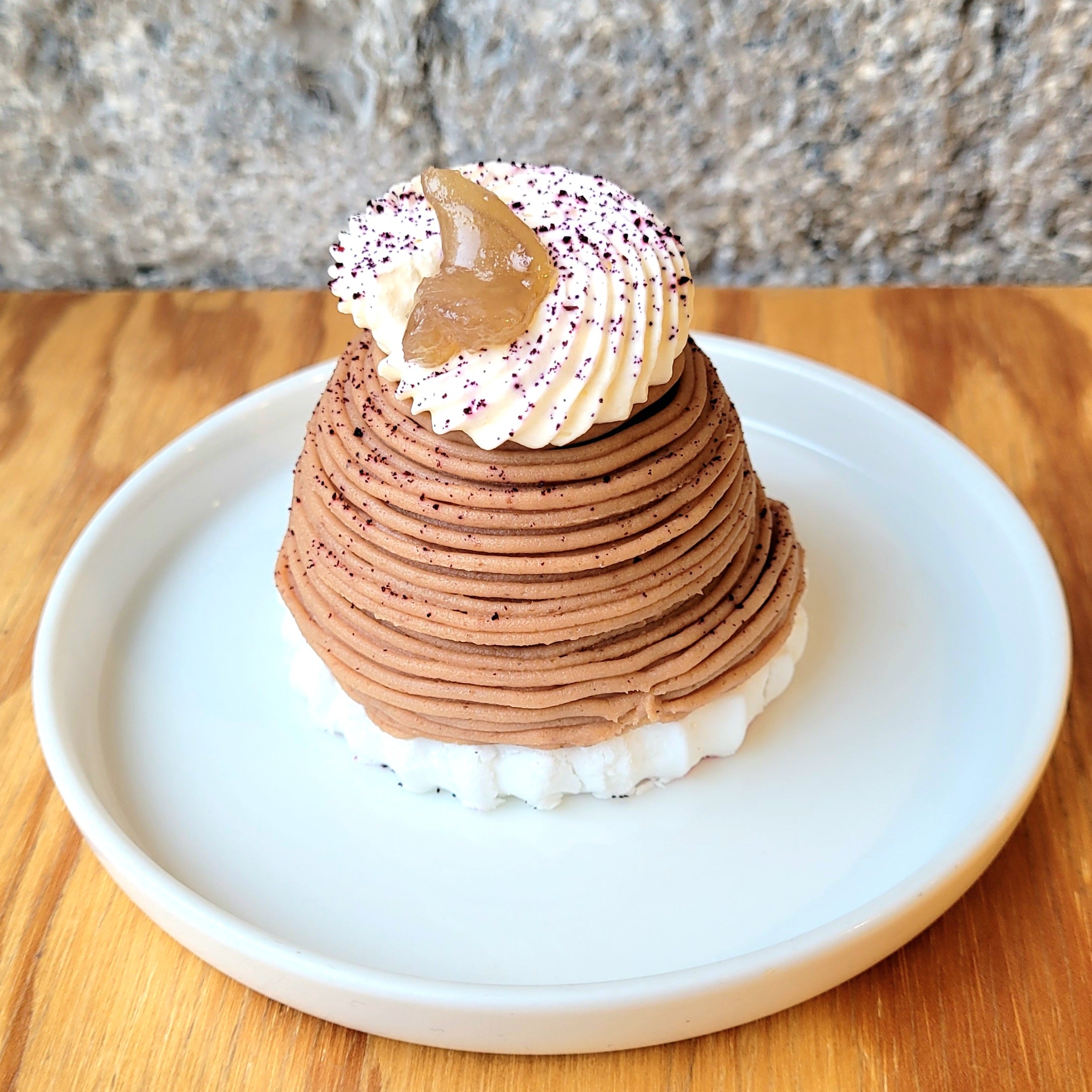 Mont Blanc Myrtille Ernest Pâtisserie Chambéry